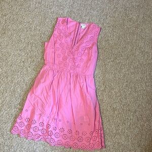 J crew eyelet dress